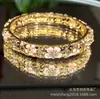 En Stock Suministro Directo de Fábrica Pulsera de Cloisonné con Filigrana Hueca, Flores Esmaltadas e Incrustaciones de Diamantes, Regalo de Área Escénica Nacional al por Mayor