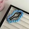 Pasador de Ganchillo de Lana Hecho a Mano DIY Orejas de Conejo Lindas Pasador Estéreo de Hierba Flor Pasador BB de Lana Hecho a Mano