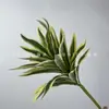 Planta Verde Artificial 3D Rama Única Lirio Bambú Decoración Hotel Hogar Sala de Estar Arreglo de Boda Disparo Artificial Planta Verde Artificial