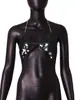 AYJ Amazon 2026 Nueva Ropa Femenina Transfronteriza Europea y Americana Camisola Metálica Sexy de Lentejuelas para Fiesta en Discoteca Ropa de Exterior Y20