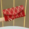 Bolso de Mano tipo Sobre para Mujer Transfronterizo, Bolso Cruzado Exquisito Incrustado de Diamantes, Bolso de Mano para Dama, Bolso con Cadena, Lujo Ligero