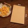 Almofada de Papel Absorvente de Óleo Comercial para Salgadinhos Fritos, Papel de Prato à Prova de Óleo para Pão, Papel Manteiga para Assar, Especial para Frango Frito na Cozinha