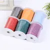 Cinta de Velur de Colores Cinta de Velur Unilateral Cinta Adhesiva de Velur para Empaque de Regalos Accesorios para el Cabello Hechos a Mano Cinta de Velur Cinta de Velur