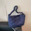 Bolsa de Algodón con Patrón de Diamantes para Mujer, Bolso de Hombro Grande de Gran Capacidad para Viajes Diarios, Nuevo Estilo Retro Otoño e Invierno, Bolso Cruzado de Estilo Relajado, Bolsa Tipo Dumpling