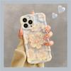 Funda para Teléfono Móvil Iphone18Promax Pintura al Óleo Flor Luz Azul Apple 17 Estilo Coreano 16 Modelo para Mujer 15 Funda para Teléfono Móvil Anticaídas