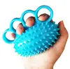 Pelota de Masaje de Cuatro Dedos Equipo de Ejercicio de Entrenamiento de Rehabilitación para Personas Mayores Fuerza de Mano Erizo de Dedo Agarre Flexible Fuerza de Mano