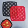 Pad Cuadrado para Freidora Molde de Galleta de Chocolate Molde para Pastel Molde de Silicona para Dulces de Helado