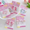 Versão Coreana Transparente Tridimensional Bola de Coelho Prendedor de Cabelo Coração Delicado Anel de Cabelo para Envolver Corda de Cabelo Elástico de Cabelo Acessório de Cabelo Atacado