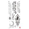 Pegatinas de tatuaje impermeables para corsage mariposa zorro fabricantes en stock venta al por mayor pegatinas de tatuaje para cubrir cicatrices