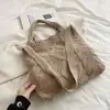 La bolsa tejida súper popular del verano para mujer, nuevo modelo 2026, estilo artístico, bolsa de playa tejida para vacaciones, bolso de hombro y cruzado