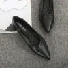 Zapatos de Cuero de Suela Blanda para Mujer, Zapatos de Trabajo con Tacón Grueso, Zapatos para Viajar al Trabajo, Zapatos para Auxiliares de Vuelo para Estar de Pie Mucho Tiempo, Zapatos Profesionales Negros para Entrevista y Trabajo