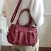 Bolsos de mujer de nicho 2026 nueva moda bolso tote plisado bolso de hombro con un toque elegante de alta gama bolso cruzado