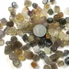 Precio alrededor de 3-12 mm por 100 g grava de ágata gris grava para paisajismo color primario grava de ágata de agua