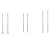 Prata 999 pura, tarraxas minimalistas para mulheres, adequadas para piercings de orelha, design elegante e único, podem ser usadas para dormir sem remover, hastes de orelha, brincos