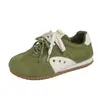 Zapatos de moda versátiles para mujer 2026, cómodos zapatos de entrenamiento alemanes nuevos con cordones, zapatos casuales, zapatos retro de suela gruesa para estudiantes
