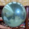 Balão de látex metálico cromado grande de 36 polegadas, decoração redonda para festa de aniversário e casamento