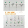 Cadena colgante de cable de acero para tablero de anuncios Cadena colgante Gancho magnético Pladur Acrílico Señal Tablero KT Señal de estacionamiento Cuerda colgante para pancarta