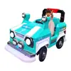 Novo carro elétrico de diversão infantil conversível para cross-country, carrinho de bate-bate a bateria para compras em shopping, carro de brinquedo de roda grande para colheita em jardim