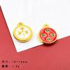 Retro Plata tibetana Xizang agujero grande nudo chino cuentas sueltas redondas planas cadena de cuerda tejida Xizang pulsera diy venta al por mayor accesorios de ropa