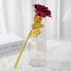 Rosa individual de lámina de oro de 24 quilates regalo de cumpleaños femenino actividad de empresa regalo creativo flor de simulación regalo de San Valentín