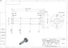 Montaje de Brida Articulada Flotante Tipo Brida Redonda Eje con Ranura para Anillo de Retención Pasador Voladizo 45# Núcleo de Eje WHE01