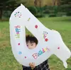 Balões de Folha de Alumínio Brancos com Números Impressos de 32 polegadas para Festa de Aniversário Infantil Decoração Props para Fotos ao Ar Livre Atacado