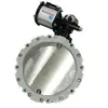 Válvula Borboleta Pneumática Dongqi para Pó de Aço Inoxidável 304 Válvula Específica para Cimento Estação de Mistura Ventilação Válvula Borboleta Dn300