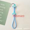 Nuevo Lanyard para Teléfono Móvil de Flor de Dibujos Animados Anti-Pérdida Creativo para Muñeca Cuerda de Nylon Llave Colgante Hebilla Cadena Corta para Mano