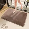 Venta Directa de Fábrica Alfombra Gruesa de Terciopelo Felpudo para Puerta Felpudo para Cocina Felpudo Absorbente Antideslizante Forma Especial Pieza Única Envío Directo