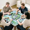 Tapete de Mahjong Transfronterizo de Amazon, Superficie de Tela de Alta Definición, Tapete de Mesa Extra Grande, Antideslizante, Engrosado, Tapete Suave para Juegos de Cartas Guandan