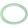 Atacado de fábrica espécie de gelo calcedônia verde-fruta pulseira redonda fina jingle pulseira de beleza 6mm jade fornecimento ao vivo