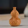 Cabaça Portátil Fulu Wufu Yabai Wen Brinquedo Escultura em Madeira Maciça Panlong Homens e Mulheres Brincam Duozi Duofu Cabaça
