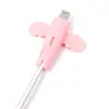 Procesamiento de Cable de Datos Pequeño de Ángel Personalizado Funda Protectora Cabeza Anti-rotura Funda Protectora para Cable de Carga Línea Conector de Cable de Teléfono Móvil