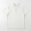 Camiseta Henley Pesada Japonesa Masculina Verão Nova Corte Solto 3D Botões de Metal Casual Manga Curta