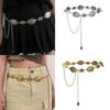 Cinturón de Cadena para la Cintura Transfronterizo para Mujer, Cadena Pequeña Fragante, Cinturón Retro Popular de Estilo Étnico Bohemio para Mujer, Hebilla de Langosta