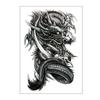 Fabricante en stock cabeza de lobo escorpión grifo flor dominante brazo tatuaje pegatinas alce retro belleza carpa lobo flor brazo