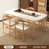 Juego de Mesa y Sillas de Balcón Modelo Nuevo 2026 Mesa de Té de Gama Alta para Apartamento Pequeño para Sala de Estar Uso Doméstico Mesa de Preparación de Té Estilo Chino Nuevo