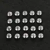 Cuentas redondas de acero inoxidable con agujero recto grande de 8 mm se pueden combinar con joyería DIY cuentas perforadas ajustar posicionamiento cuentas de goma accesorios de acero inoxidable