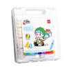 Pastel al Óleo Deli Hm856 Crayón Infantil No Mancha las Manos y se Puede Lavar Varilla Hexagonal de 24 Colores Pincel para Pintura de Principiantes