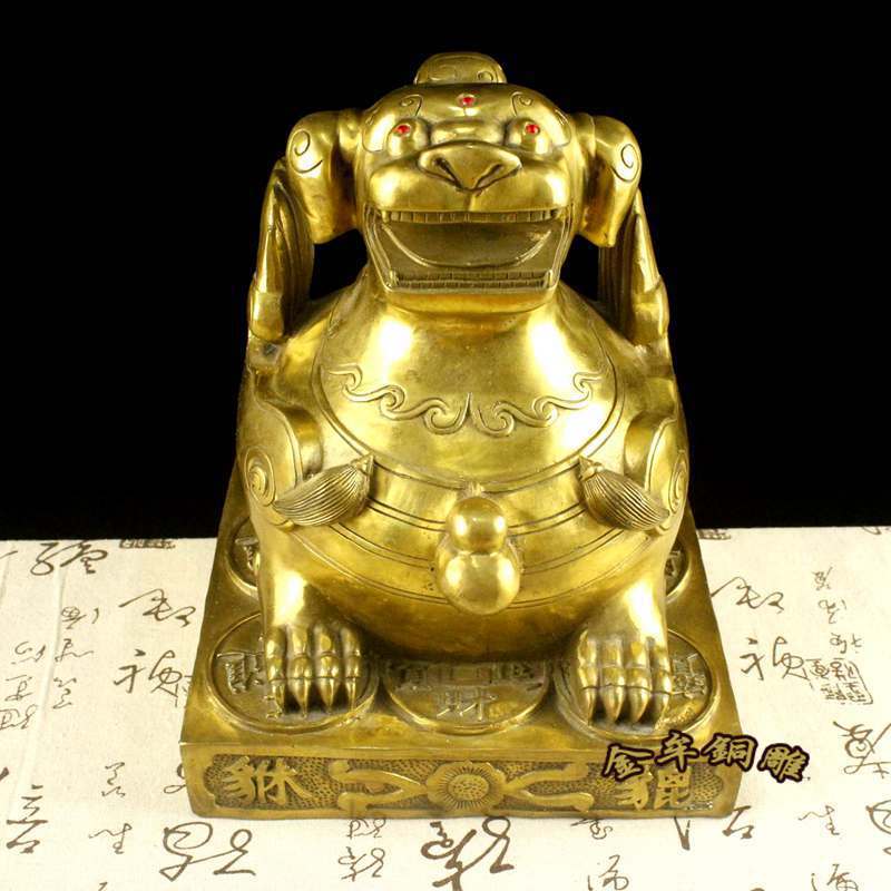 貔貅 高28特大方座 (4)