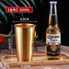 Copo de Aço Inoxidável 304 Bebida Copo Bonito Cerveja Bebida Fria Conveniente Simples Boca para Café Copo de Água Portátil Camada Única