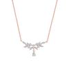 Collar con borlas de plata esterlina S925 con diseño de nicho, accesorios de lujo ligeros para niña, regalo de viento frío para novia