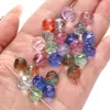 Hielo de Vidrio Transparente Cuentas de Tierra Cuentas de Cristal Cuentas Sueltas Pulsera DIY Hecha a Mano Joyería con Cuentas Material Fabricante Venta al por Mayor