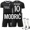 2526 Club No.9 Jersey de Mbappé Uniforme de Equipo Deportivo Camiseta Entrenamiento Real Madrid Negro Traje de Uniforme de Fútbol