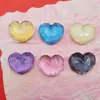 Rizado de Agua Colorido Simulado Purpurina Fina Corazón de Melocotón Accesorios de Resina DIY Pasador Funda de Teléfono Hebilla de Zapato Materiales