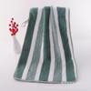 Toalla de Terciopelo Coral Temu Transfronteriza Juego de Cinco Toallas para el Hogar Toalla Rayada Suave Absorbente Regalo para el Hogar