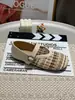 Zapatos Mary Jane de Tejido Hueco Estilo Coreano, Puntiagudos Redondos Estilo Retro para Mujer, Zapatos Planos de una Sola Correa, Boca Baja, Estilo Inspirado en Chanel
