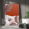 Pintura decorativa minimalista nórdica moderna para sala de estar, hotel, restaurante, pasillo, pintura de fondo vertical grande para escaleras, mural