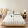 2026 Novo Modelo 100% Algodão Fio 60 Jacquard Lavado Série de Lençol de Elástico Individual 120*200cm Lençol de Elástico Individual Alice-Jiao