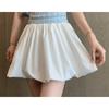 Shorts Lanterna A-Line de Cintura Alta Floral Rosa para Mulheres, Verão Casual Anti-Exposição Seda Gelo Shorts Abóbora para Tamanhos Petite